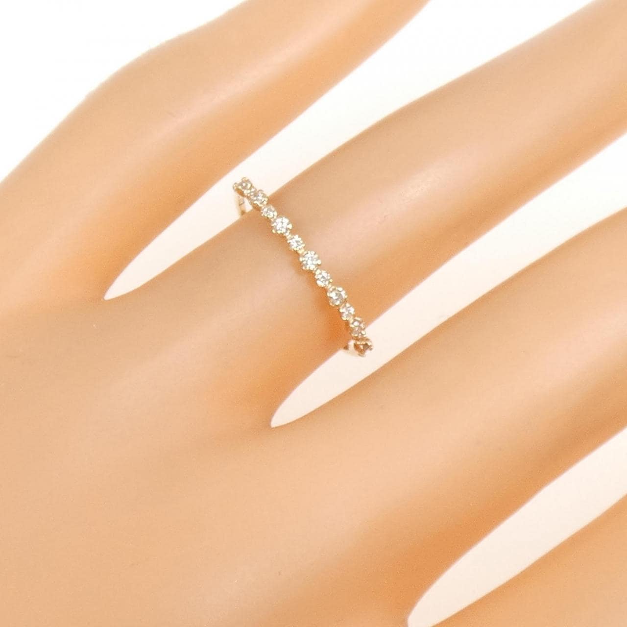 K10YG ダイヤモンド リング 0.10CT