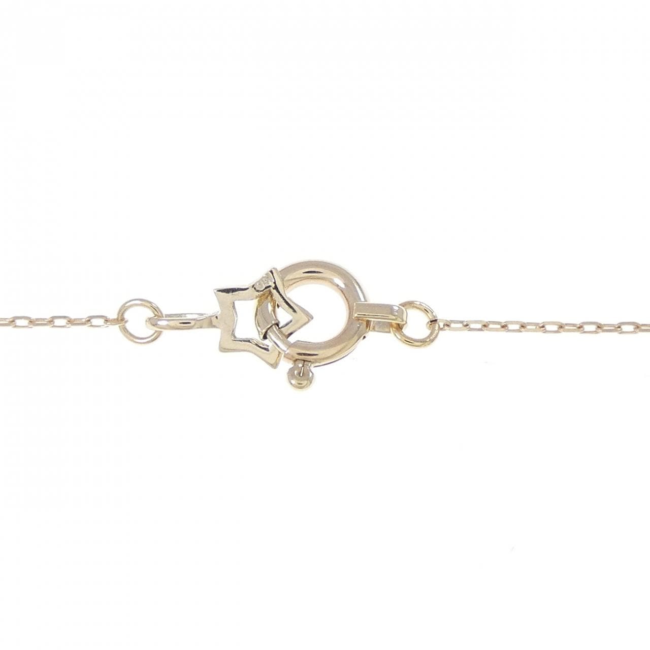 K10YG スター ダイヤモンド ネックレス 0.083CT