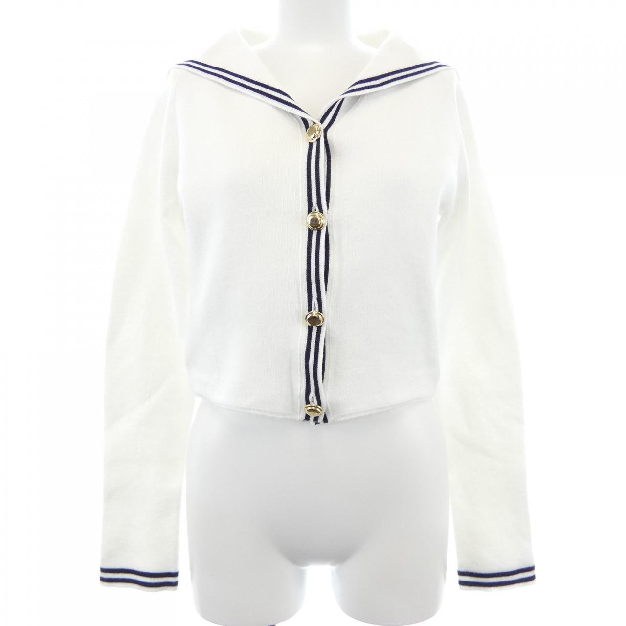 ミュウミュウ MIU MIU セーラーカラー MMF860 S000 146X カーディガン