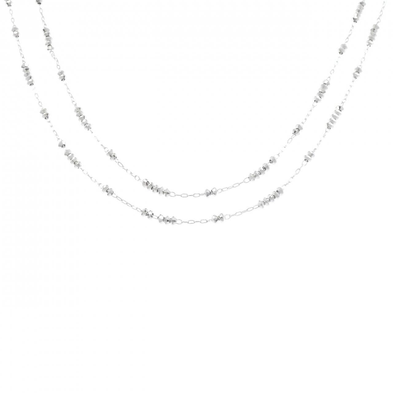 K18WG ネックレス