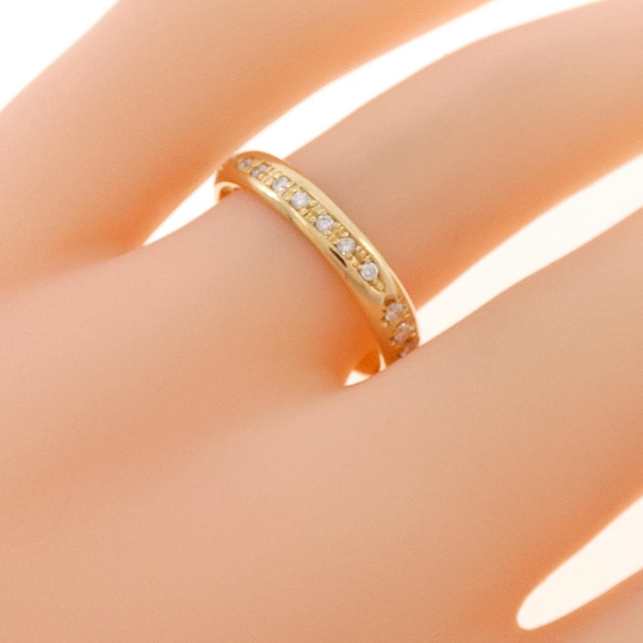 K18YG ダイヤモンド リング