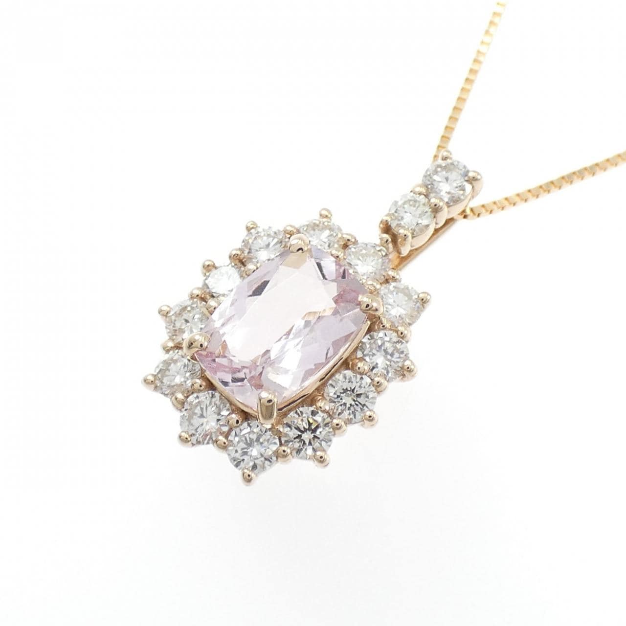K18PG ベリル ネックレス 0.80CT