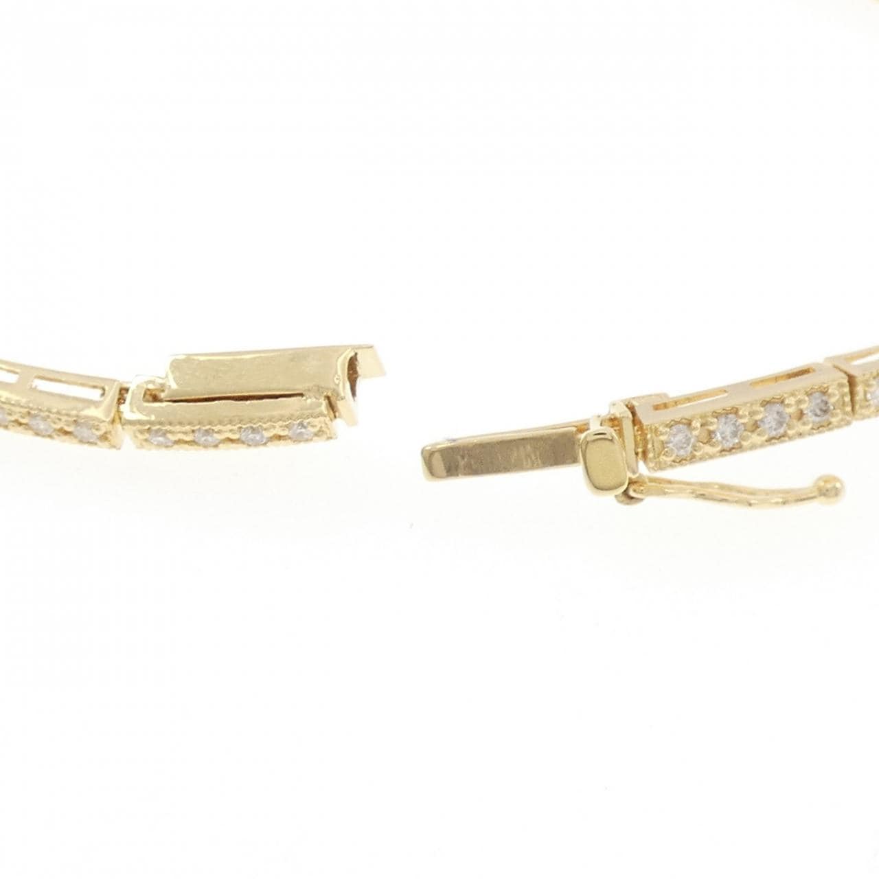K18YG ダイヤモンド ブレスレット 1.00CT