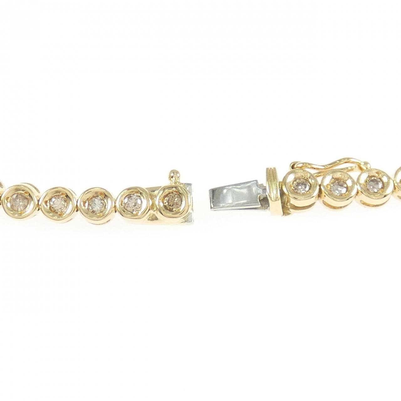 K18YG ダイヤモンド ブレスレット 1.00CT