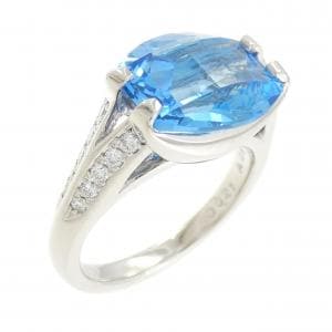 ポーラ ブルートパーズ リング 5.39CT