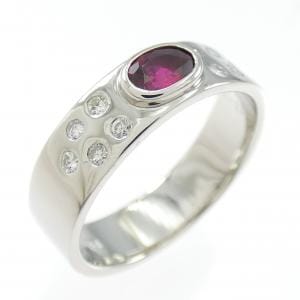 PT900 ルビー リング 0.33CT