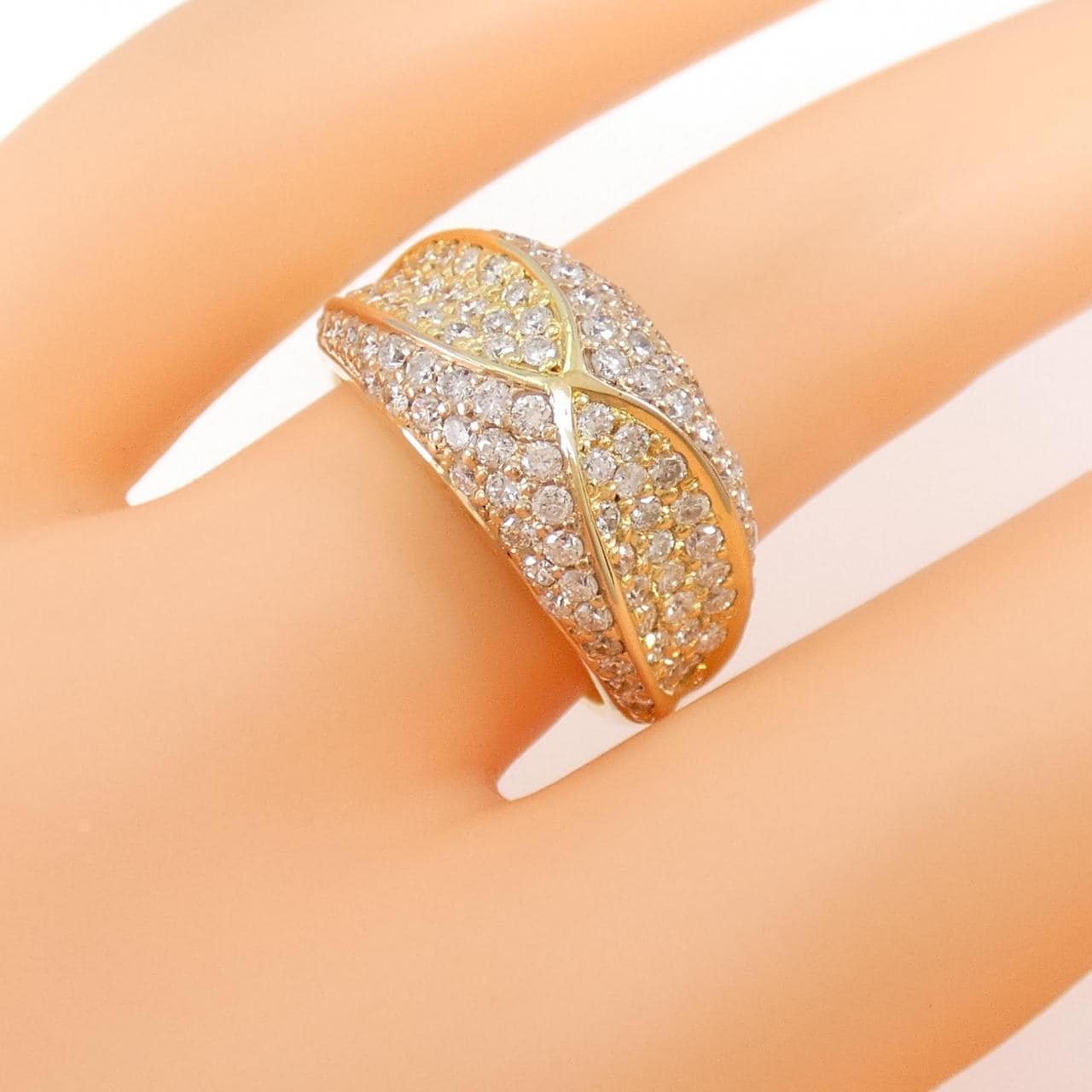 コメ兵｜K18YG/K18PG ダイヤモンド リング 1.20CT｜ジュエリー｜リング ...