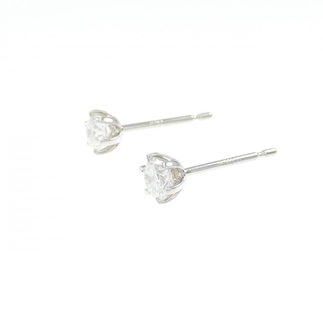 【リメイク】PT900/ST ダイヤモンド ピアス 0.213CT 0.219CT F VS1 VG-GOOD