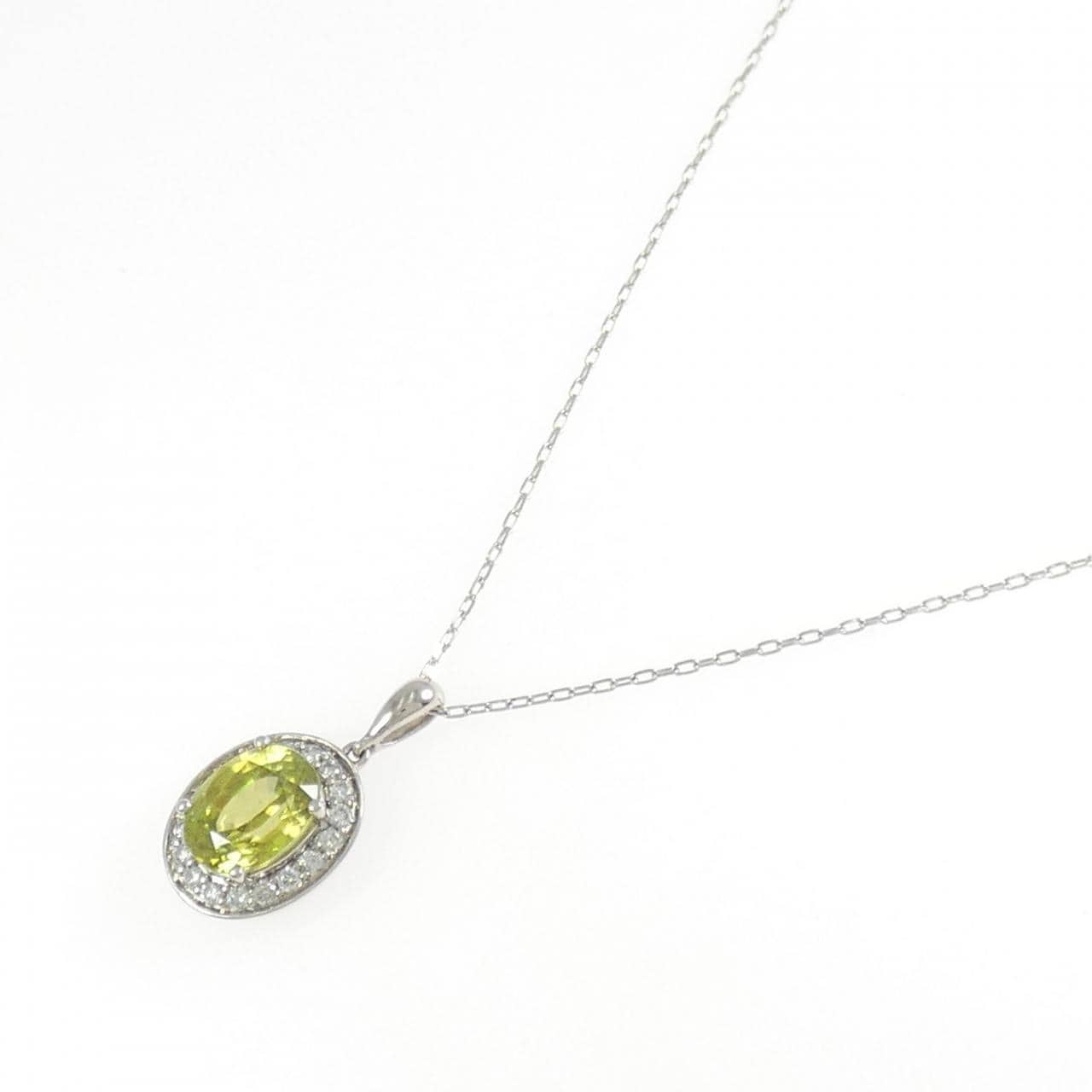 PT900/PT850 スフェーン ネックレス 2.38CT