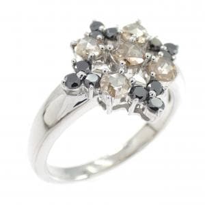 K18WG ダイヤモンド リング 0.70CT