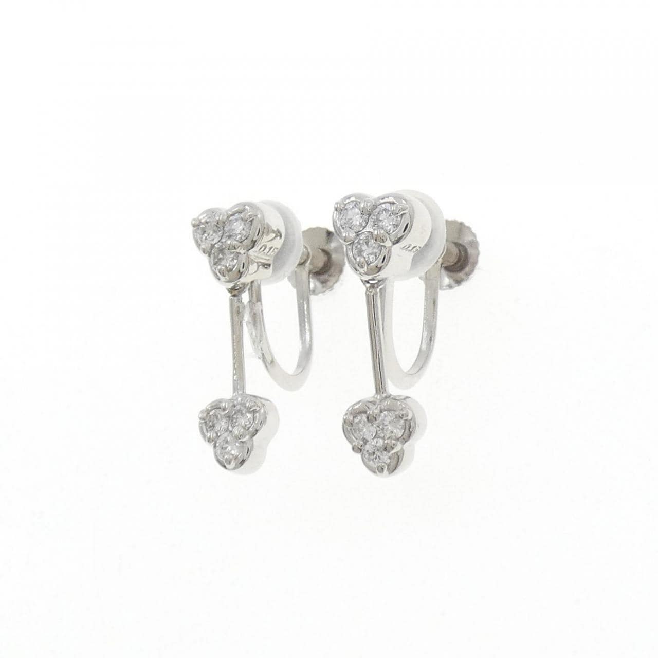 PT900 ダイヤモンド イヤリング 0.30CT