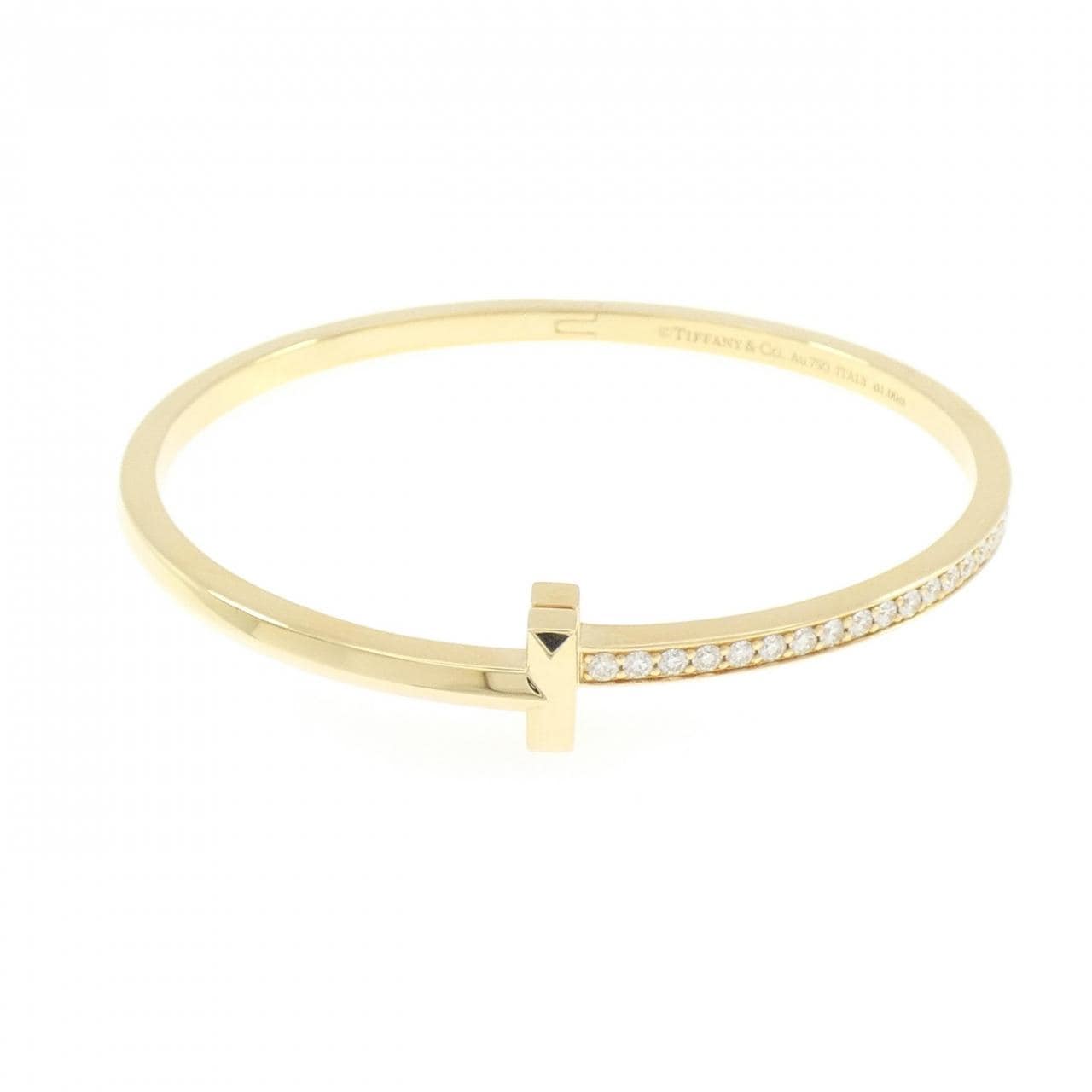 ティファニー Tワン ナロー ヒンジ バングル 1.00CT