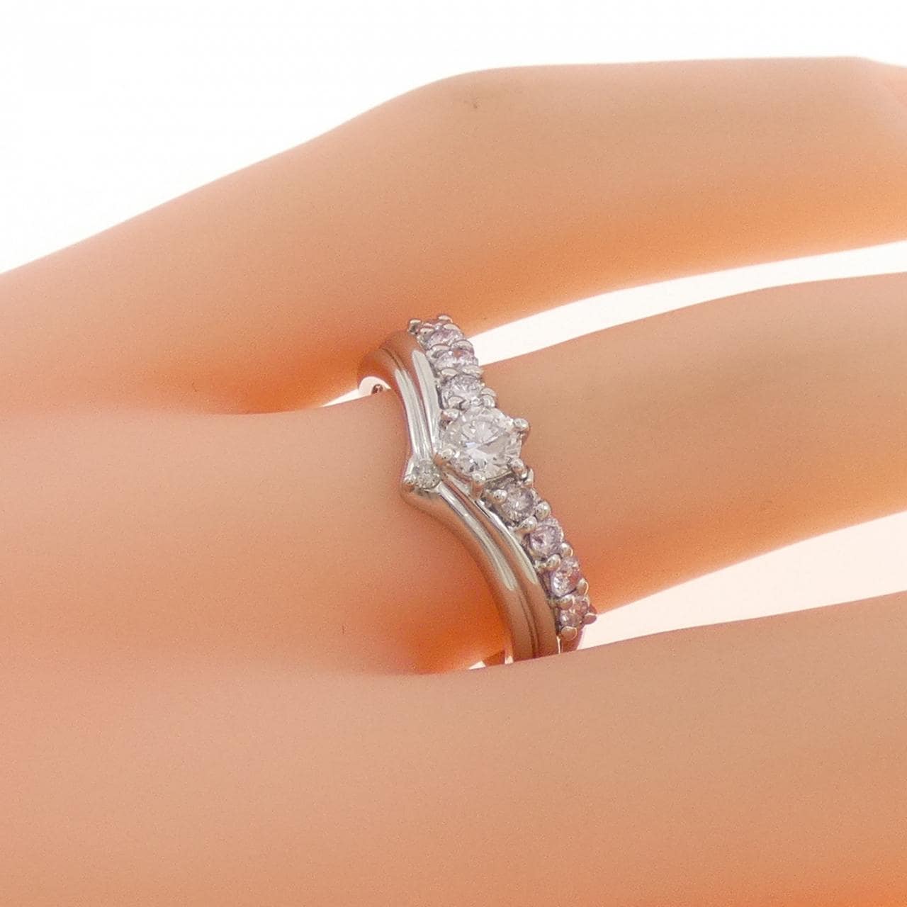 PT900 ダイヤモンド リング 0.207CT