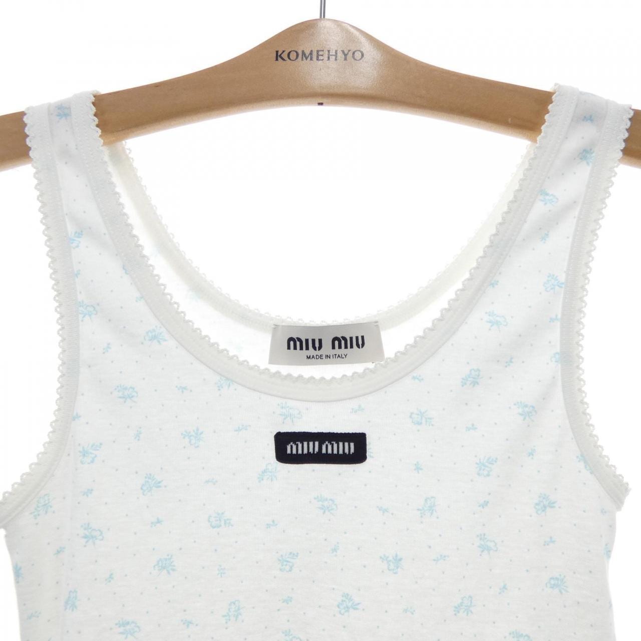 ミュウミュウ MIU MIU MJT727 SOOO 18ZU タンクトップ