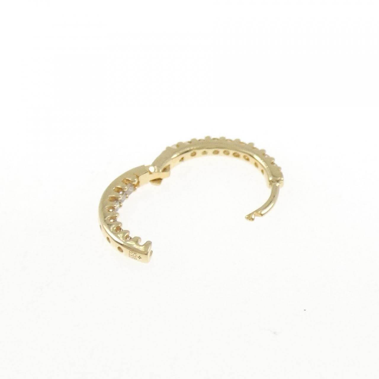 ジーエスティービー ダイヤモンド ピアス 0.12CT 片耳