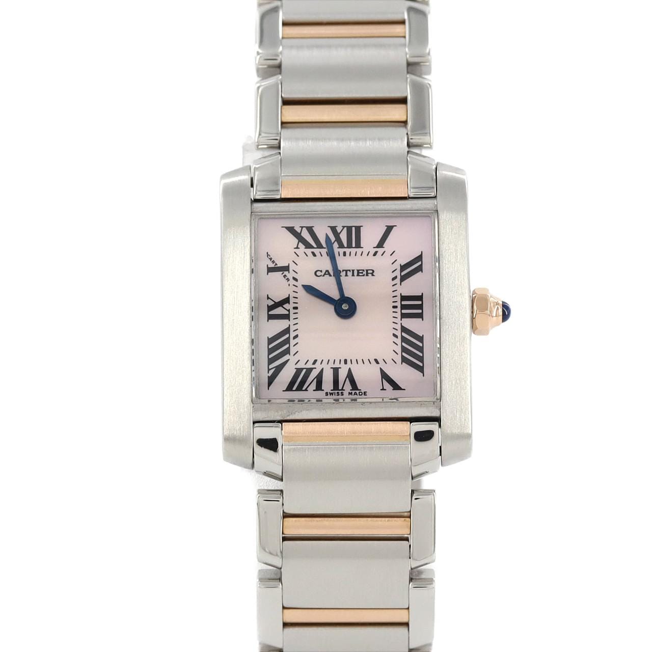 Cartier Tank Française SM PG Combi W51027Q4 SSxPG石英