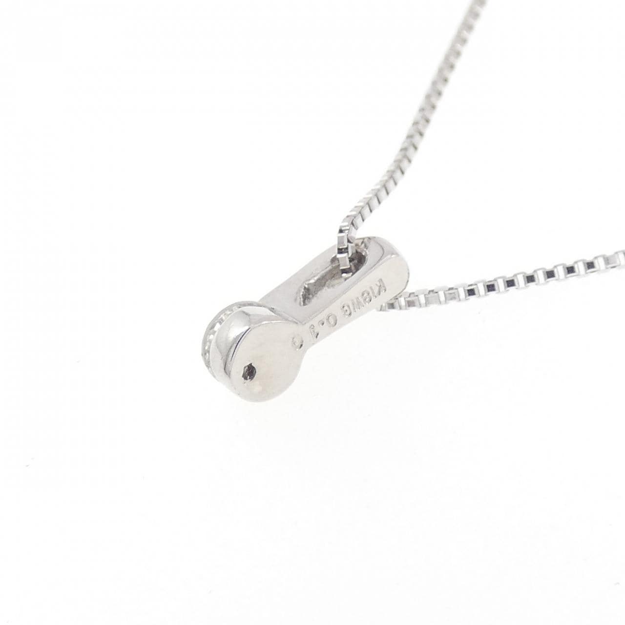 K18WG ダイヤモンド ネックレス 0.10CT