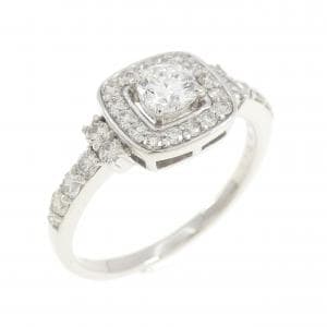 PT900 ダイヤモンド リング 0.355CT F VS1 ファンシーカット