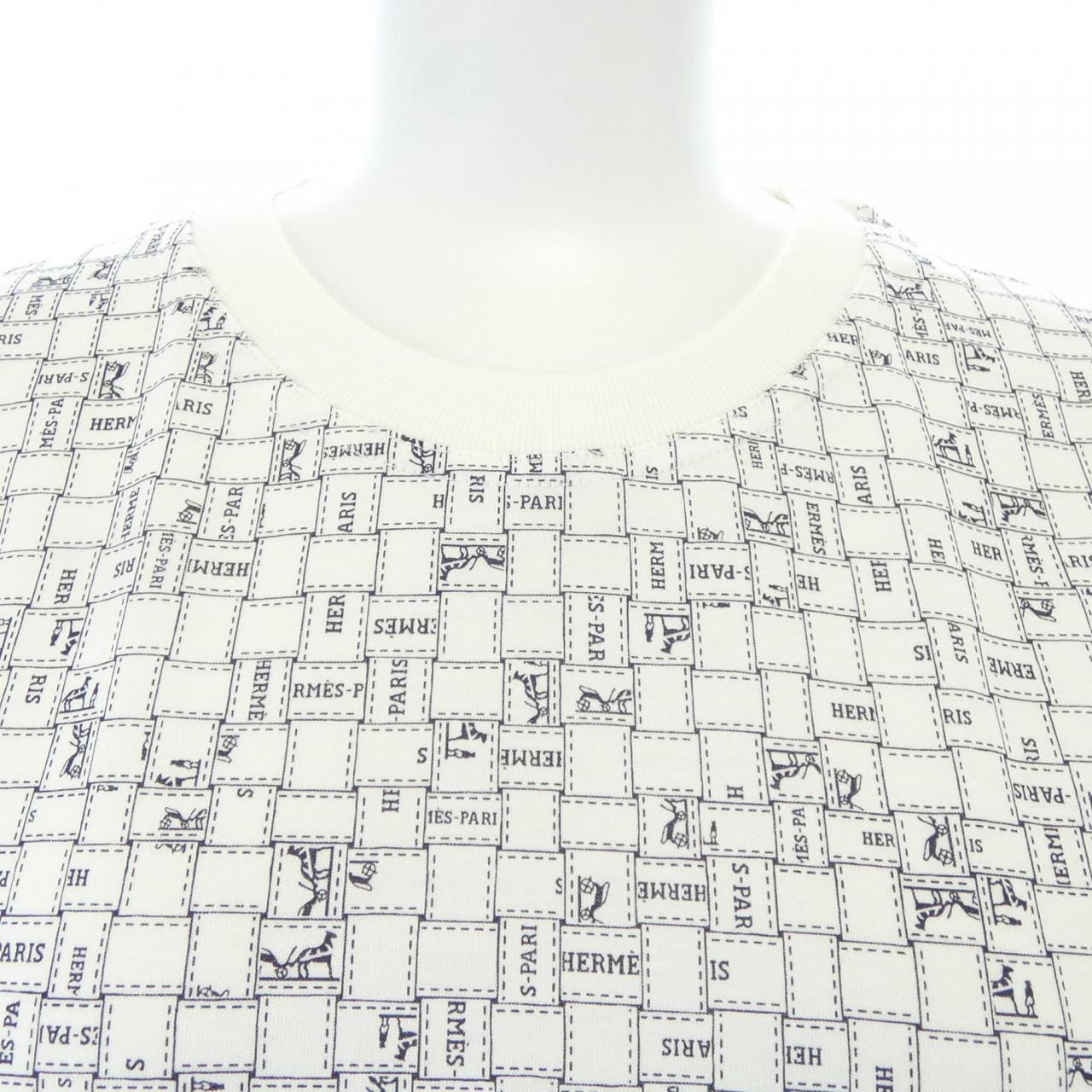 エルメス HERMES BOLDUC AU CARRE ボルデュックチェック 5E4645DK Tシャツ