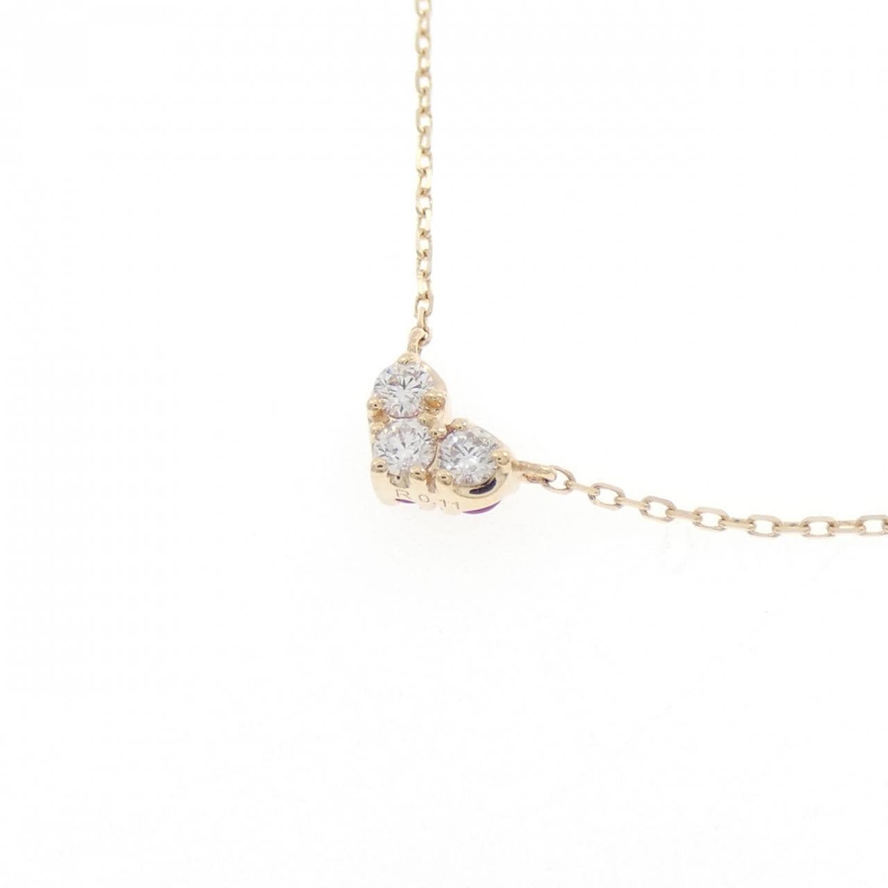 ポンテヴェキオ ルビー ネックレス 0.11CT