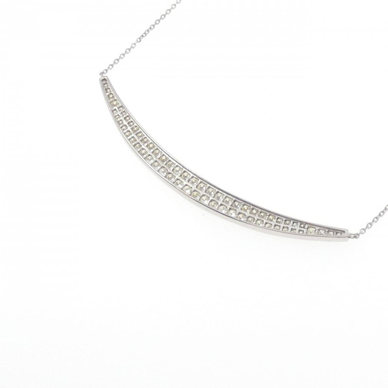 K18WG ダイヤモンド ネックレス 0.70CT
