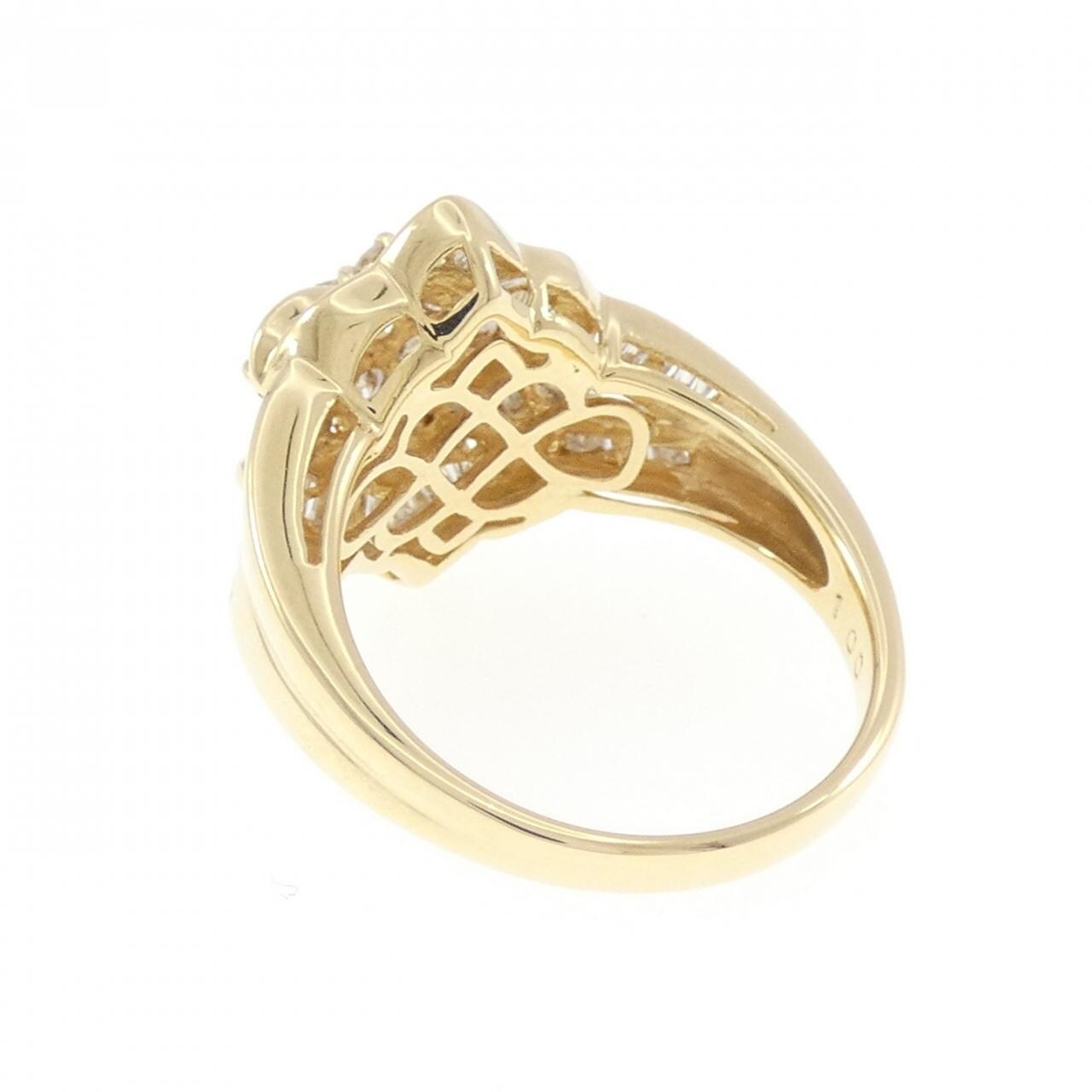 K18YG ダイヤモンド リング 1.00CT