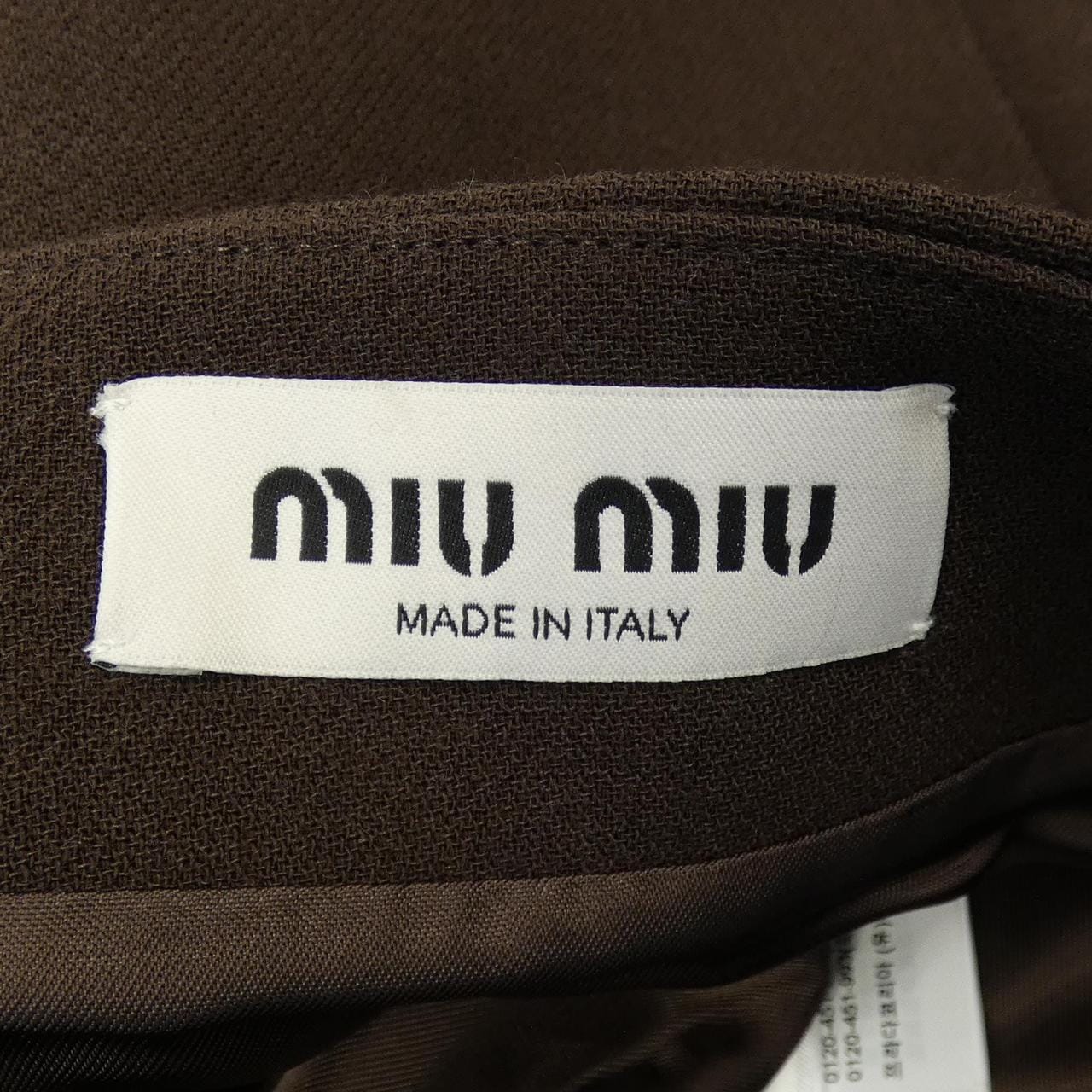 ミュウミュウ MIU MIU MG2322 SOOO S31 スカート