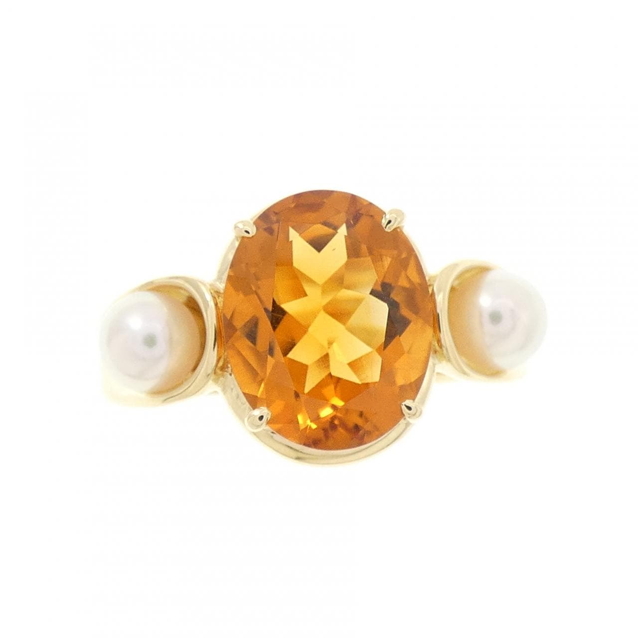 ミキモト シトリン リング 1.75CT