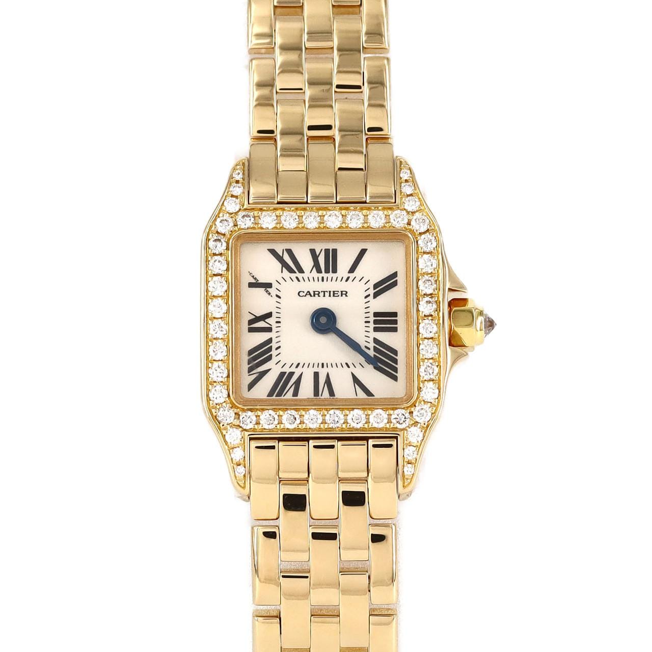 Cartier Mini Santos de Moiselle YG/D WF9006Y7 YG Quartz