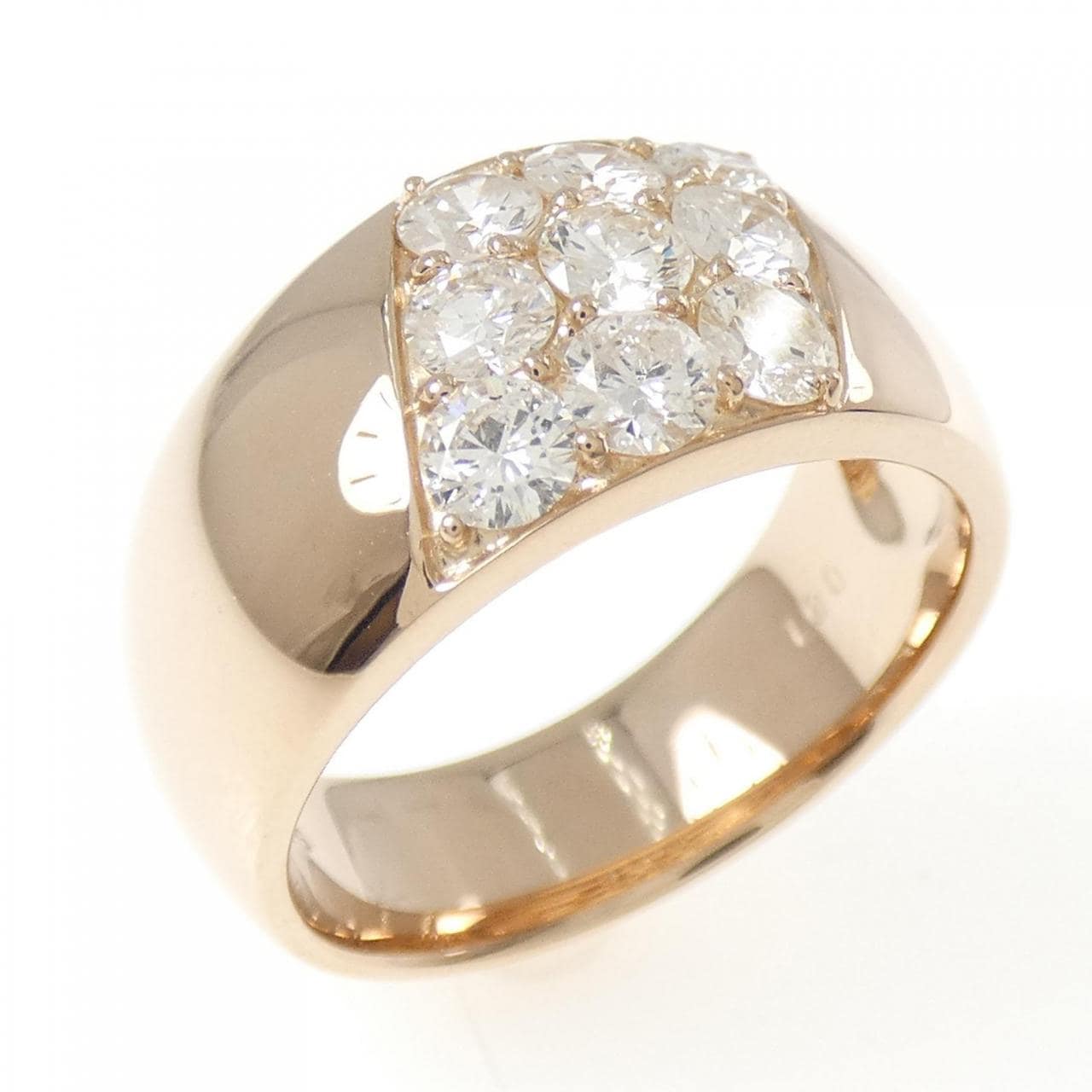 K18PG ダイヤモンド リング 1.00CT