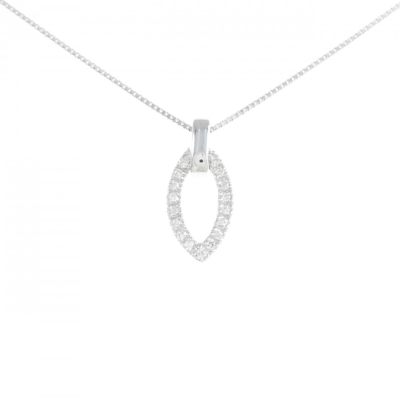 K18WG ダイヤモンド ネックレス 0.10CT | www.trevires.be