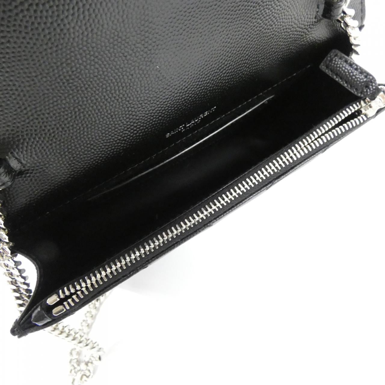 【新品】サンローラン 857605 BOW02 チェーンウォレット