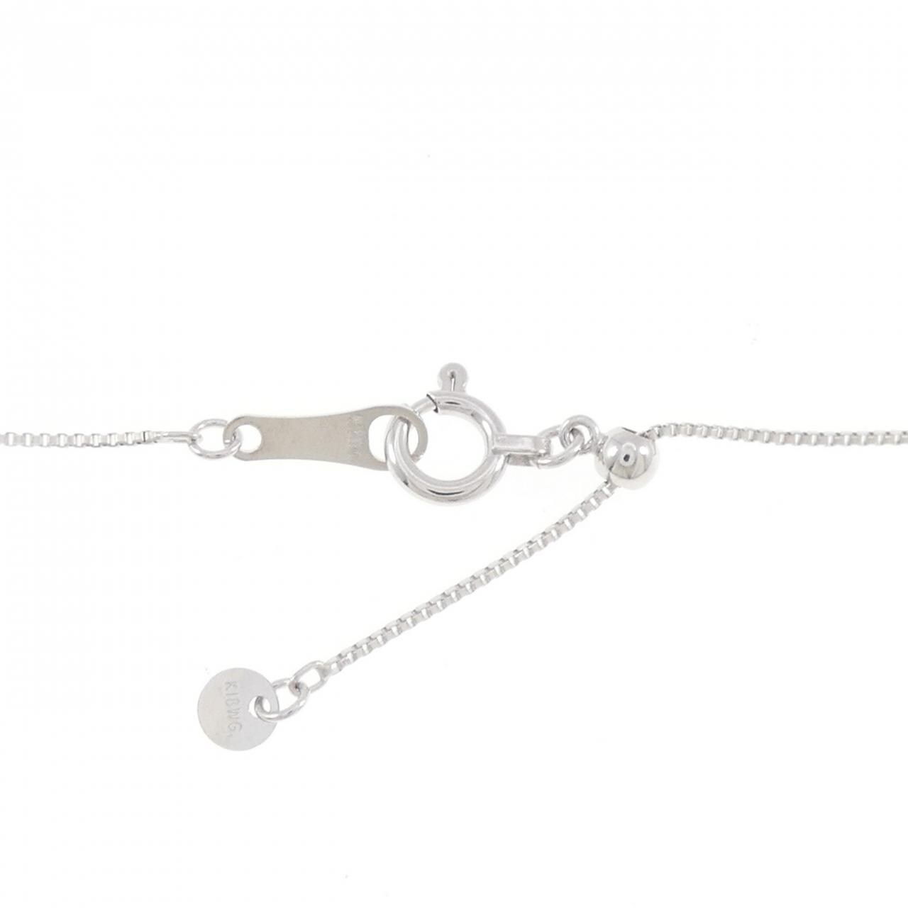 K18WG ダイヤモンド ネックレス 0.20CT