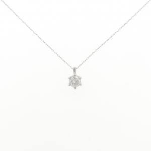 PT900/PT850 ソリティア ダイヤモンド ネックレス 0.531CT