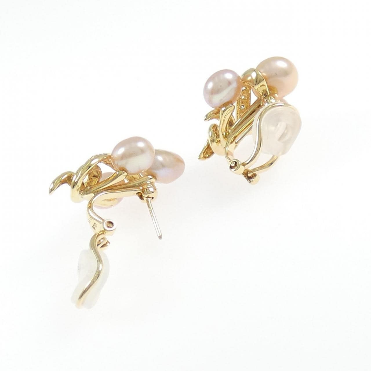 K18YG 淡水パール ピアス/イヤリング