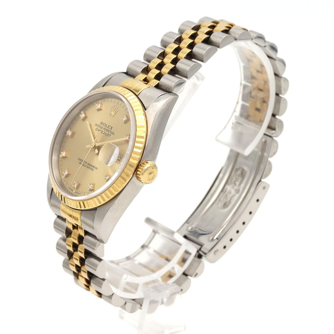 【ノーメンテナンス還元価格】ロレックス デイトジャスト 16233G. SSxYG 自動巻 S番