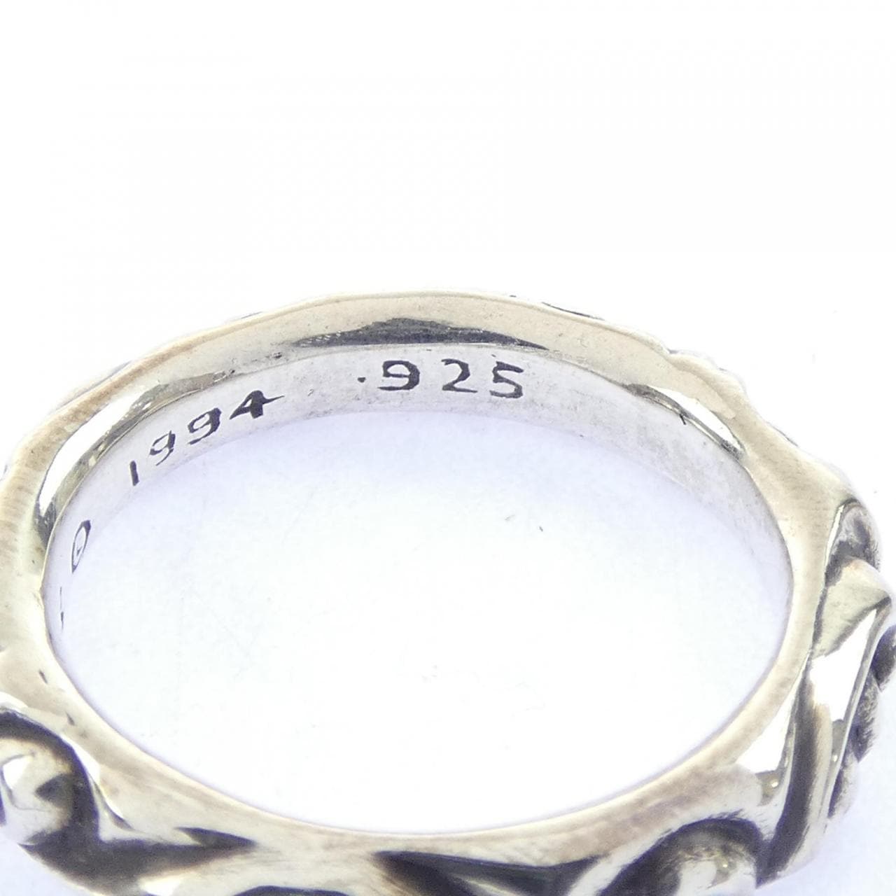 クロムハーツ CHROME HEARTS SCROLL BAND 207009018SLVXXX001 RING