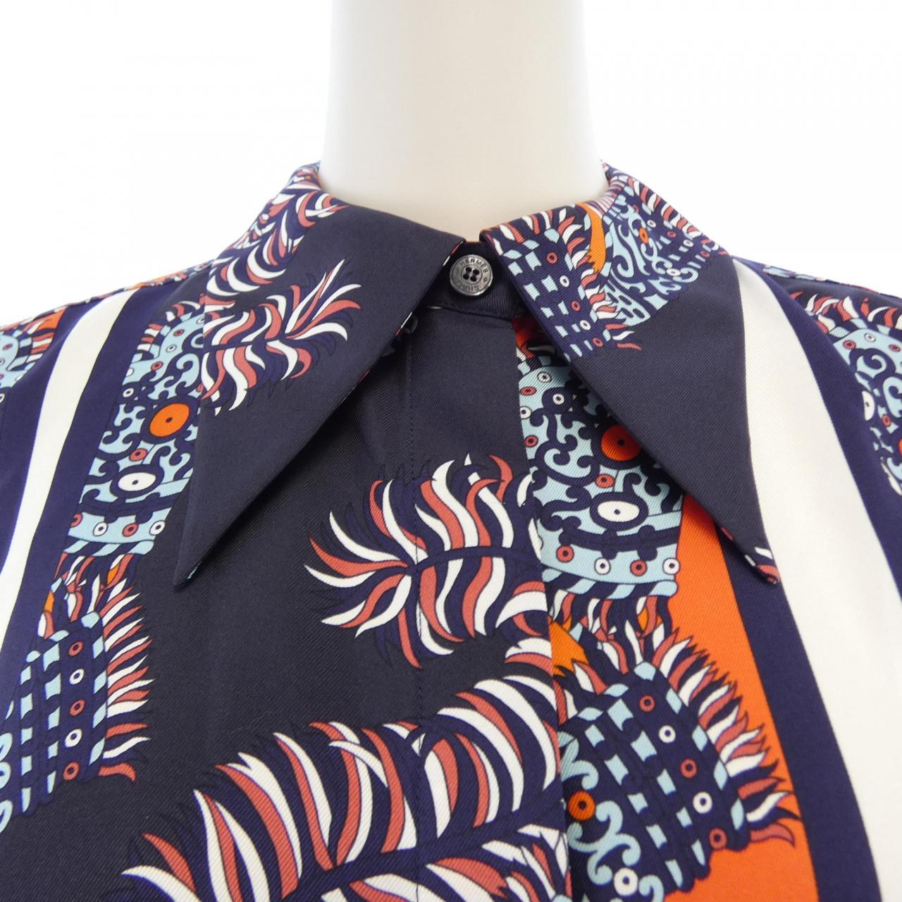 エルメス HERMES *87-7300 ツイルレーヌ ワンピース