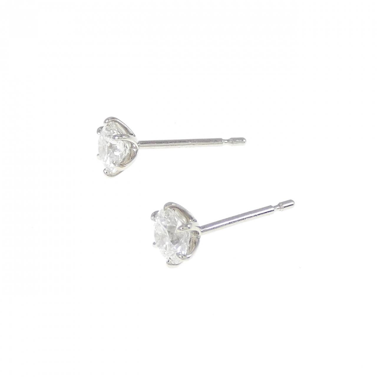 [Remake] PT/ST Diamond Earrings 0.332CT 0.338CT E VS1 3EXT