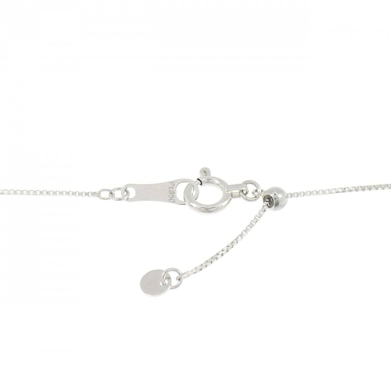 PT900/PT850 ルベライトトルマリン ネックレス 4.51CT