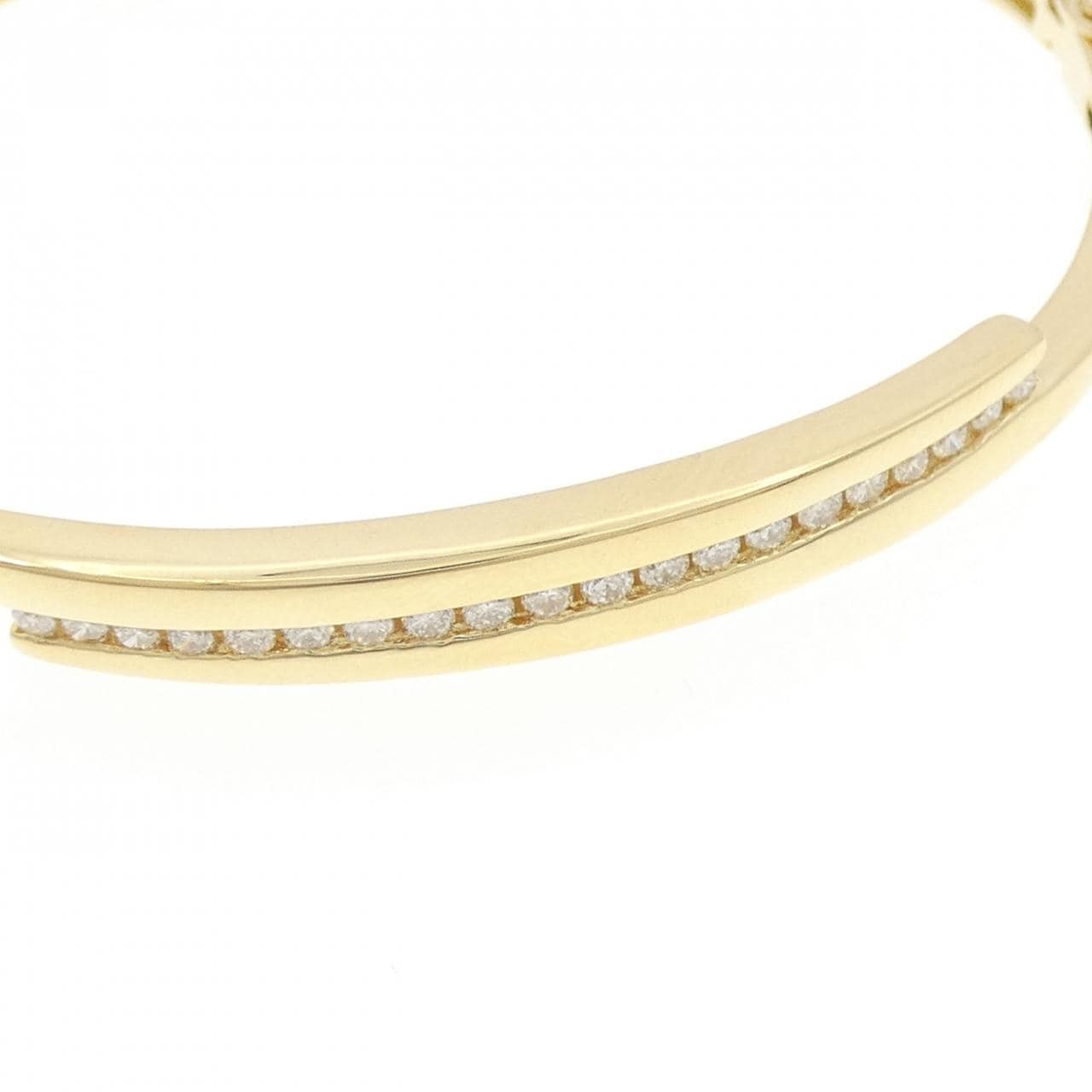 K18YG ダイヤモンド バングル 0.50CT