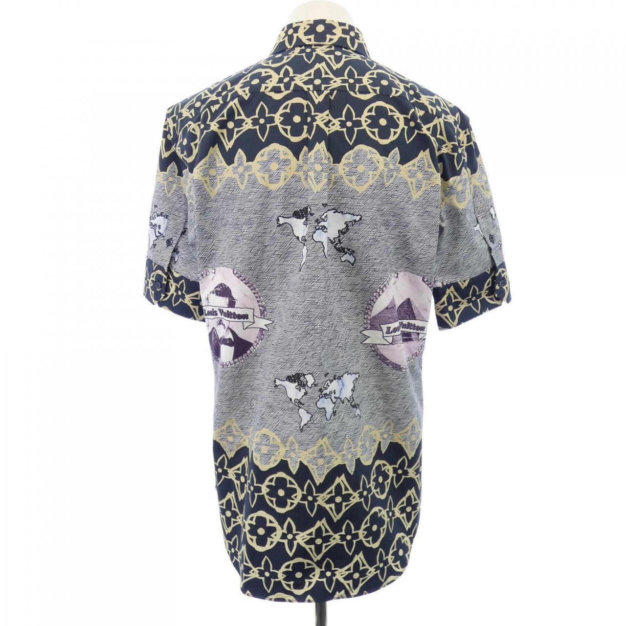 ルイヴィトン LOUIS VUITTON LVワックスショートスリーブシャツ HLS72WFS8 S/Sシャツ