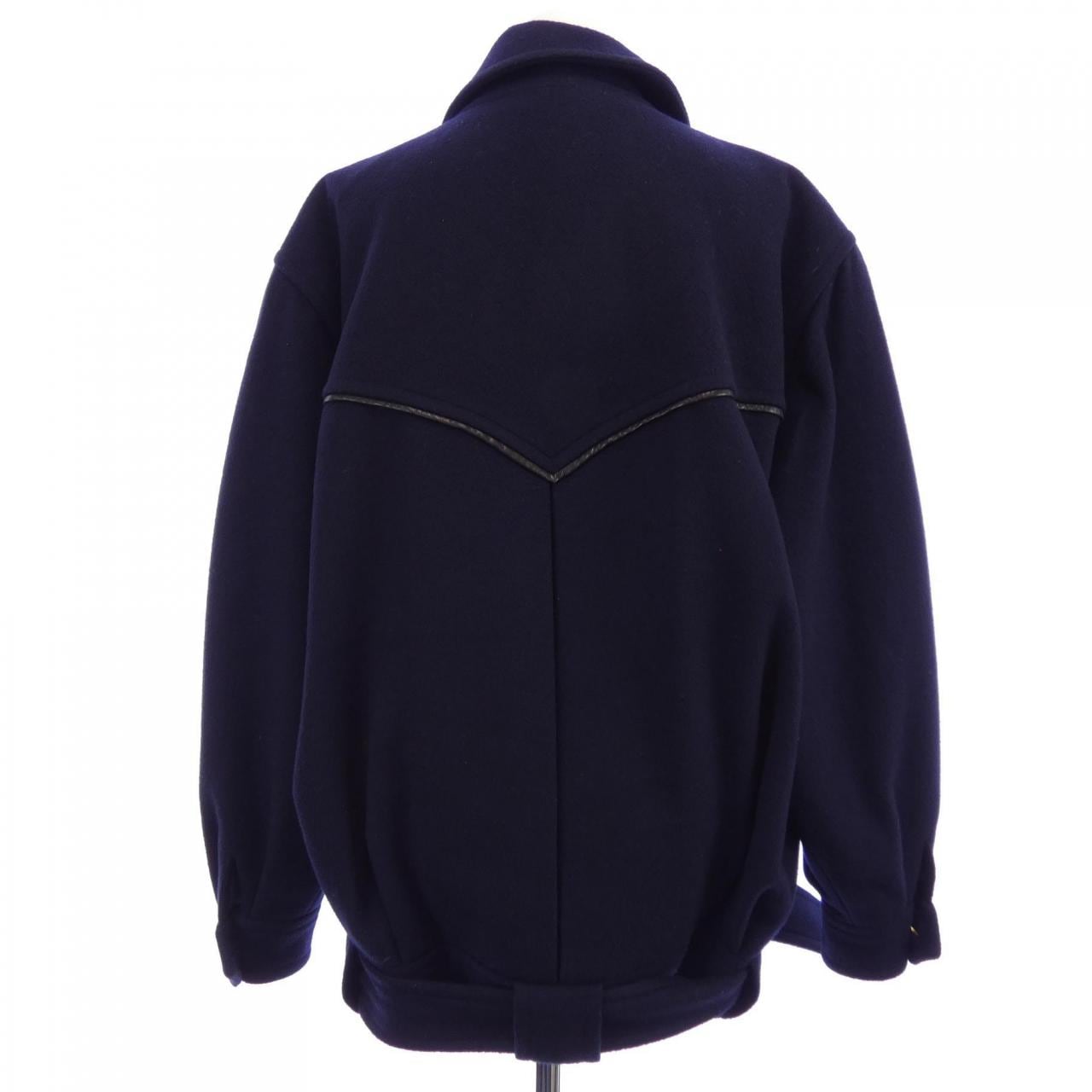 【ヴィンテージ】エルメス HERMES ホルンボタン コート