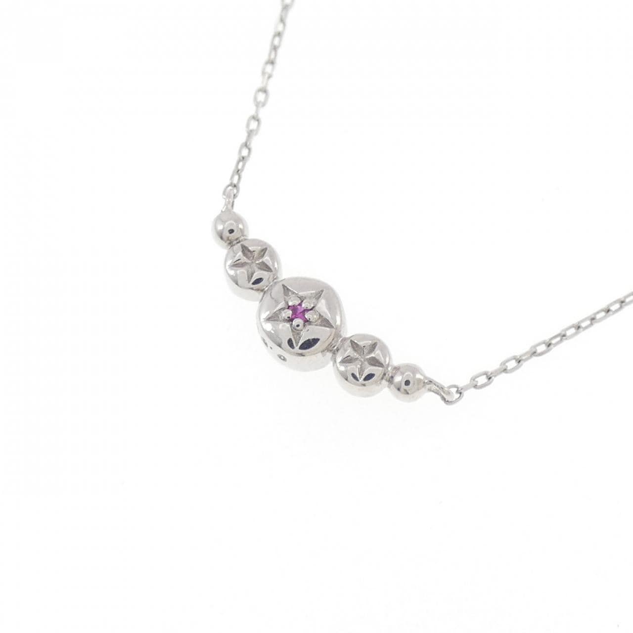 K10WG ダイヤモンド ネックレス 0.05CT