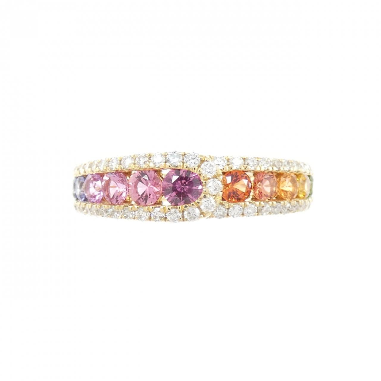 750YG サファイヤ リング 0.80CT