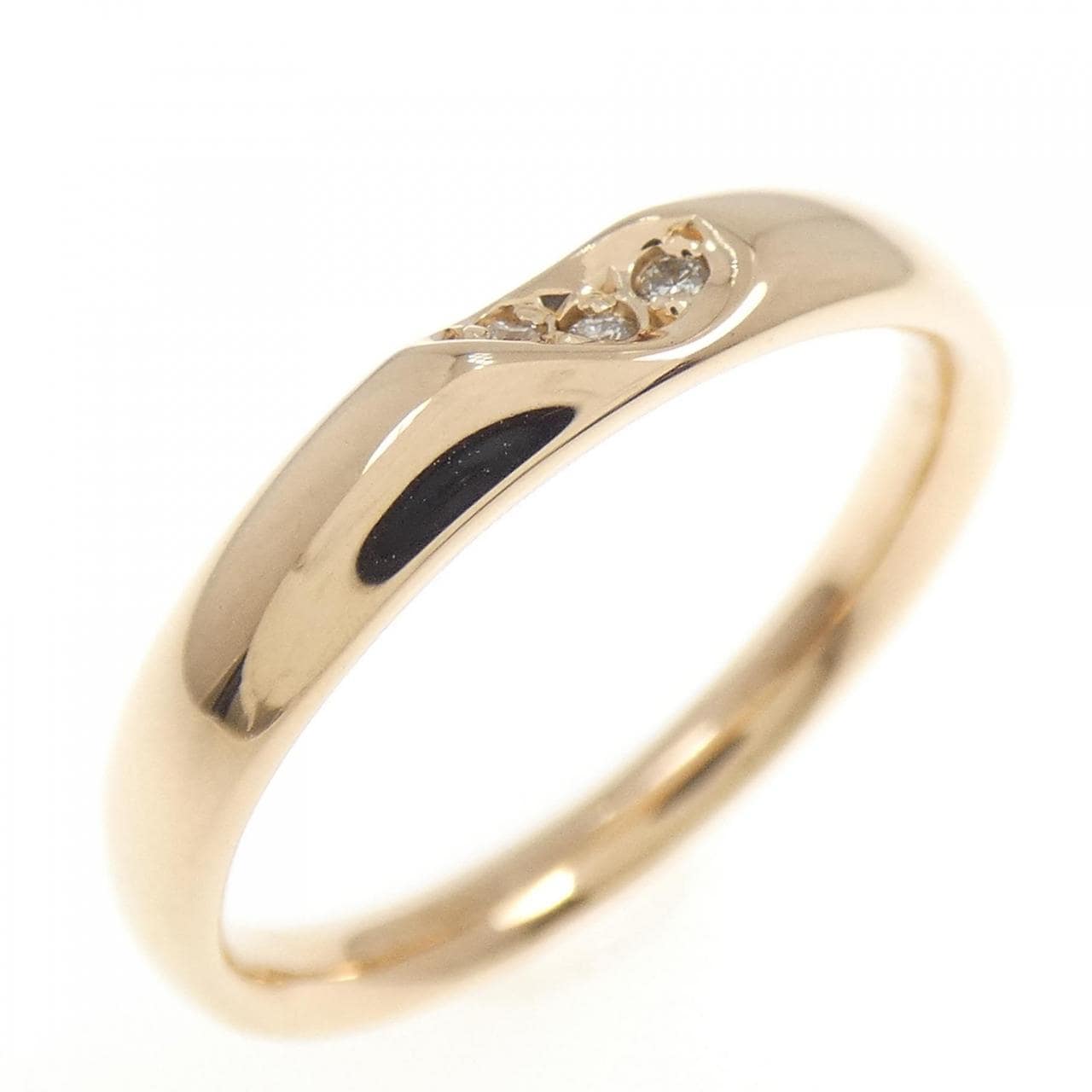 K18PG ダイヤモンド リング 0.02CT