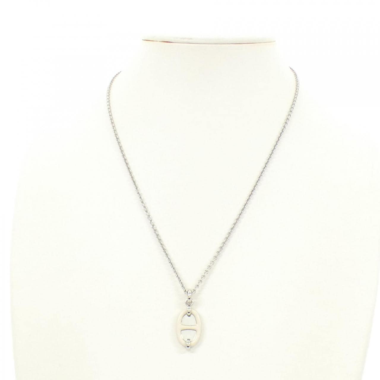 HERMES Mini Maillon PM 100053FP Necklace