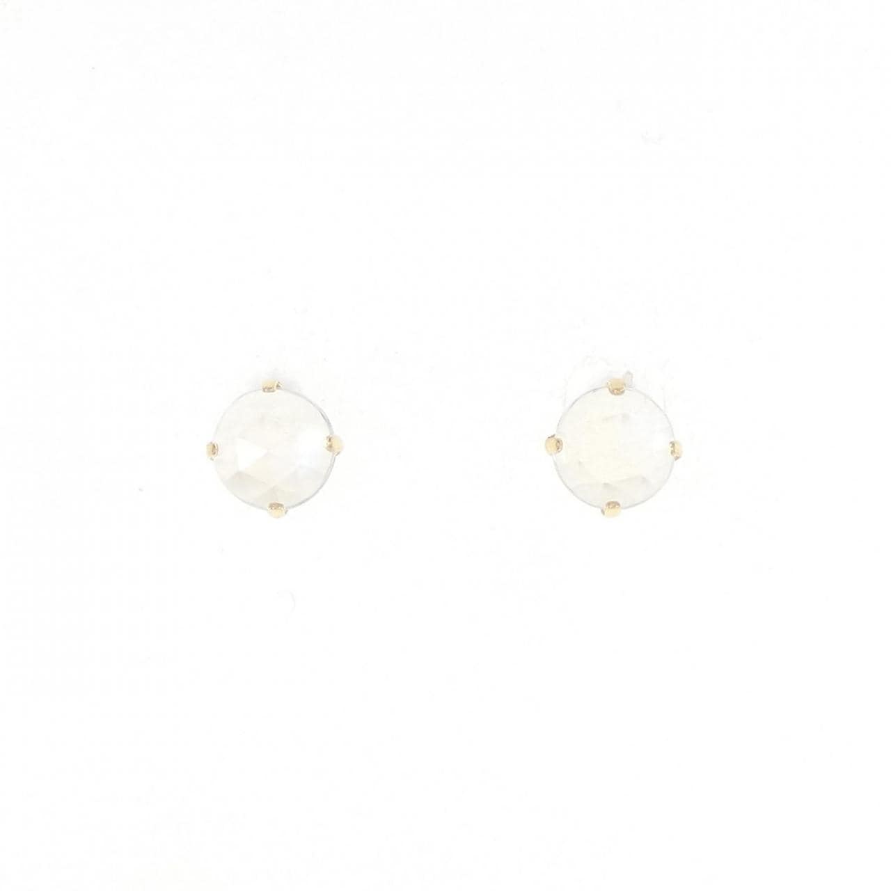 [BRAND NEW] K18YG Moonstone Earrings