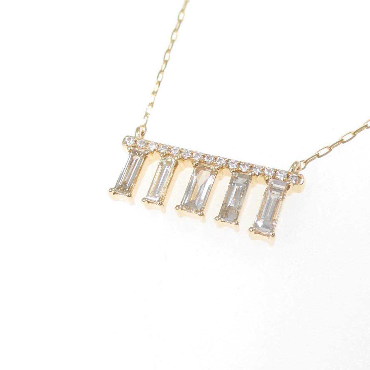 【新品】K18YG ダイヤモンド ネックレス 0.57CT