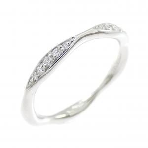 シャネル カメリア ハーフエタニティ リング